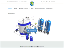 Tablet Screenshot of distriambiente.com